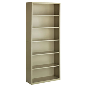 Steel Bookcase Collection: 6-Shelf Metal Bookcase by OfficeSource