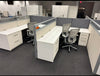 Haworth Compose Workstations w/ Lateral File Storage (6' x 6') & (6' x 8')