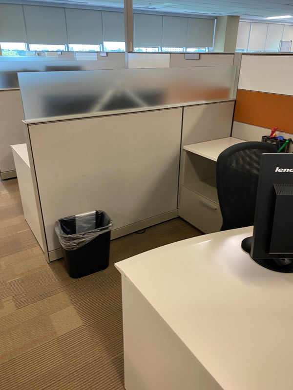 Herman Miller Canvas 6x6 glass topped stations