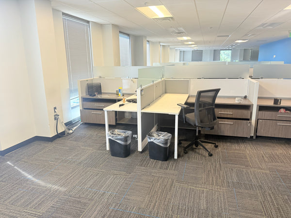 Global Compile 6x6 glass topped stations