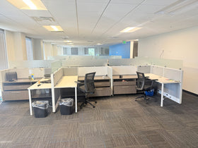 Global Compile 6x6 glass topped stations
