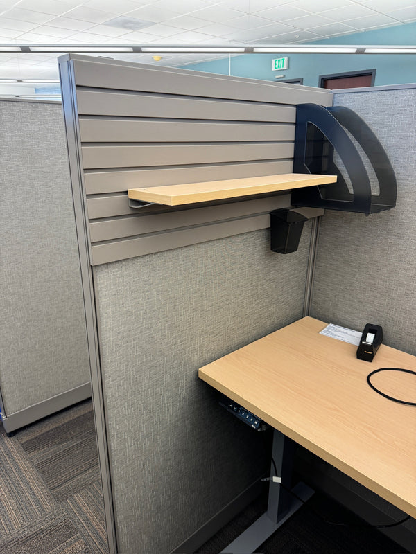 COMING SOON! 500 MATCHING 6X6 HAWORTH UNI-GROUP STATIONS W/SIT STANDS SURFACES!