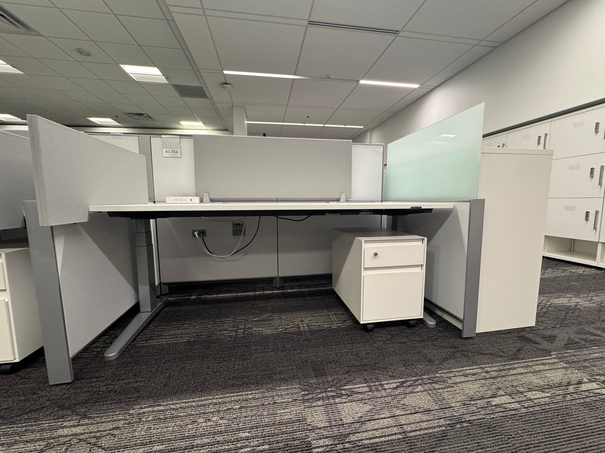 Steelcase Modular Workstations Height Adjustable Steelcase Answer 6x3 Workstations! Fully Loaded ...