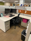 Herman Miller Canvas 6x6 glass topped stations