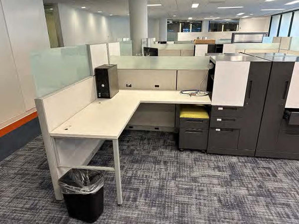 Allsteel DNA Workstations w/ Frosted Glass (7' x 5' 6