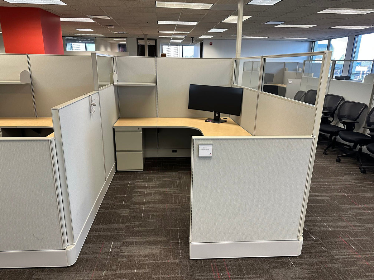 AIS Divi Workstations w/ File Pedestal (6' x 8') | Nationwide Office ...