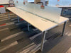 Knoll Antenna Benching Stations w/ Power & Glass Privacy Screens