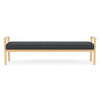 Lesro Amherst Wood 3-Seat Bench