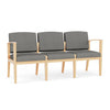 Lesro Amherst Wood 3-Seat Sofa
