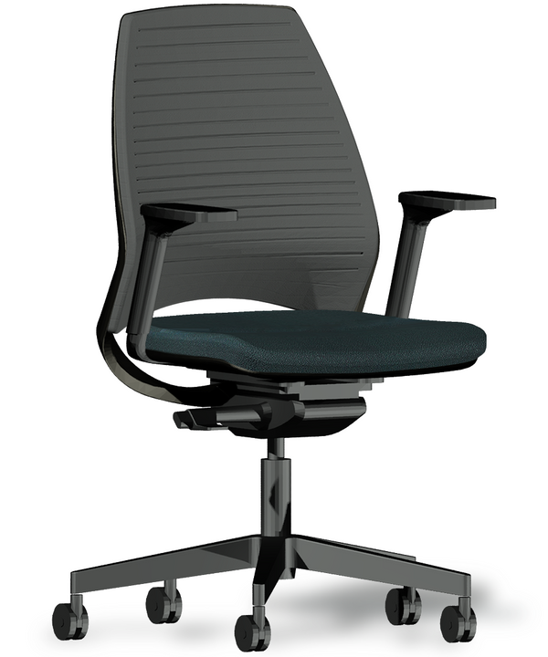 Build Your Own: VIA 4u Groove-Back Slimline Task Chair (Medium Seat)