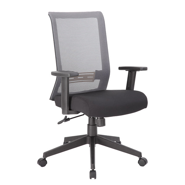 BOSS Executive Mesh Task Chair (Grey) with Synchro-Tilt