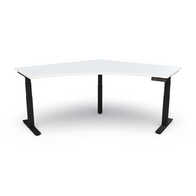 Rizer Height-Adjustable 120° 3-leg Desk by Compel
