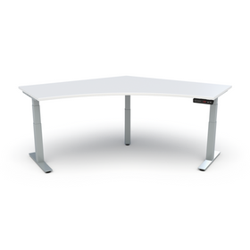 Rizer Height-Adjustable 120° 3-leg Desk by Compel