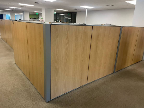 Steelcase Answer Wood Paneling Cubicles (6' 6