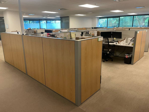 Steelcase Answer Wood Paneling Cubicles (6' 6