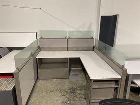 Herman Miller Vivo Workstations w/ Frameless Glass (6' x 6')