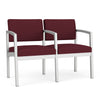 Lenox Steel 2-Seater with Center Arm by Lesro