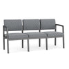 Lenox Steel 3-Seat Sofa by Lesro