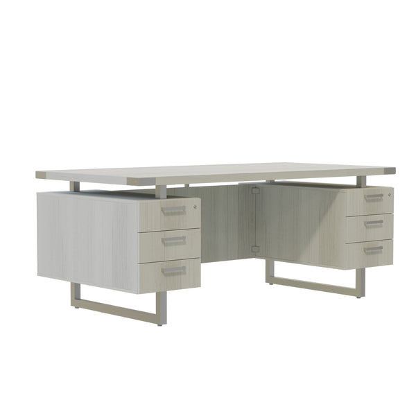Mirella™ Free Standing Desk, Choose Your Storage Options