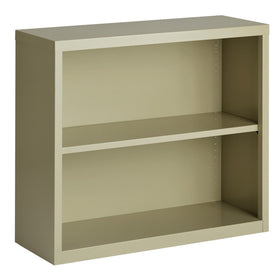 Steel Bookcase Collection: 2-Shelf Metal Bookcase by OfficeSource