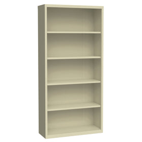Steel Bookcase Collection: 5-Shelf Metal Bookcase by OfficeSource