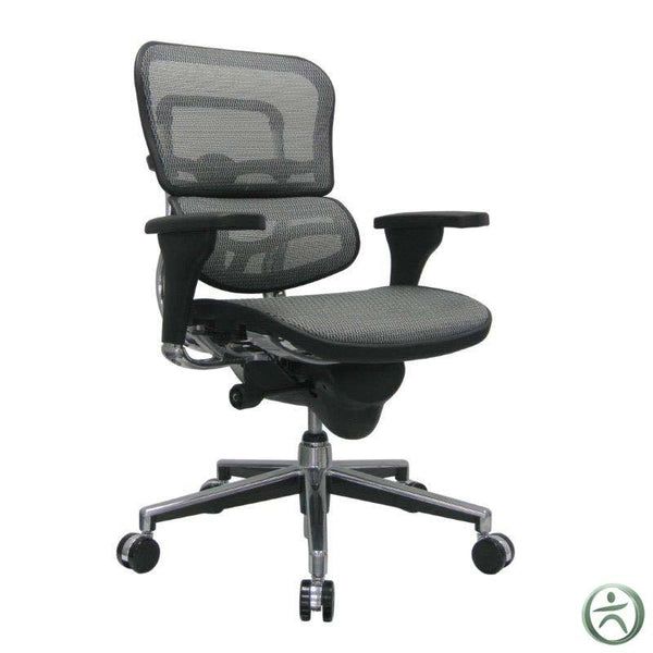 Eurotech Ergo Mid-Back Task Chair with Mesh Seat (Choose Your Color!)